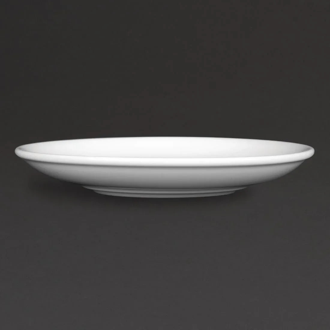 CG035 Royal Porcelain Classic White Tea Cup Saucers 150mm (Pack of 12) - JD Catering Equipment Solutions Ltd