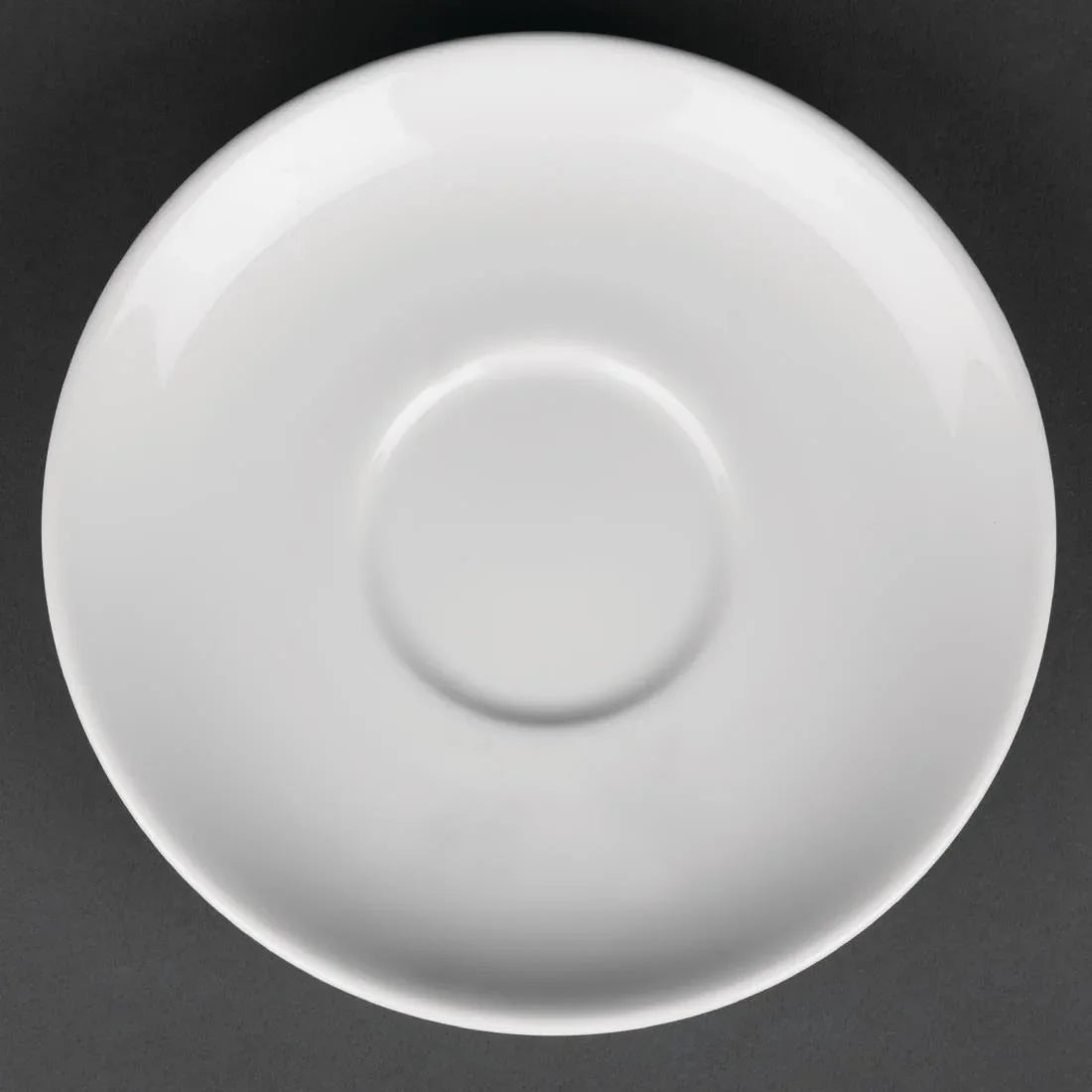 CG035 Royal Porcelain Classic White Tea Cup Saucers 150mm (Pack of 12) - JD Catering Equipment Solutions Ltd