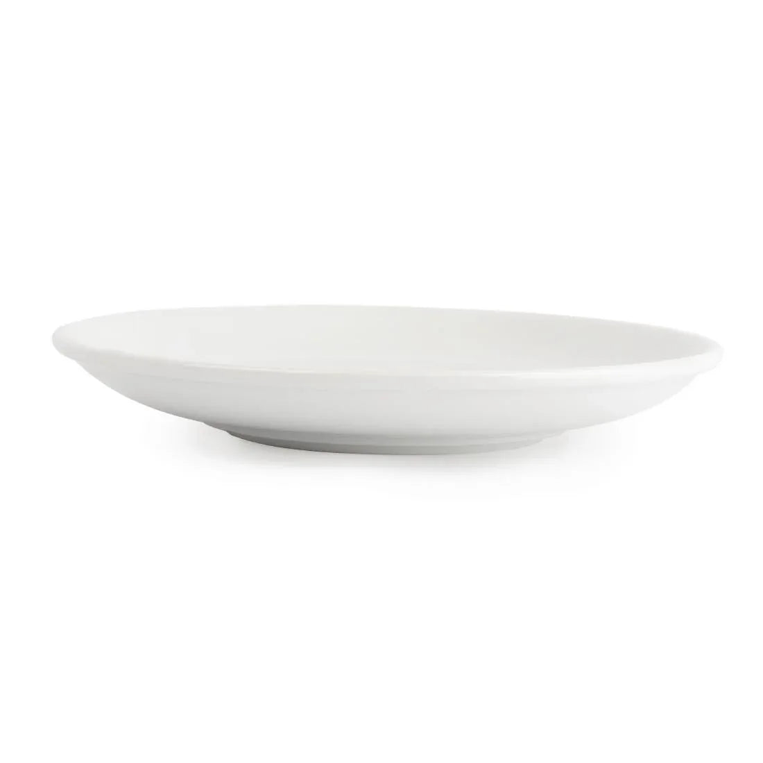 CG035 Royal Porcelain Classic White Tea Cup Saucers 150mm (Pack of 12) - JD Catering Equipment Solutions Ltd