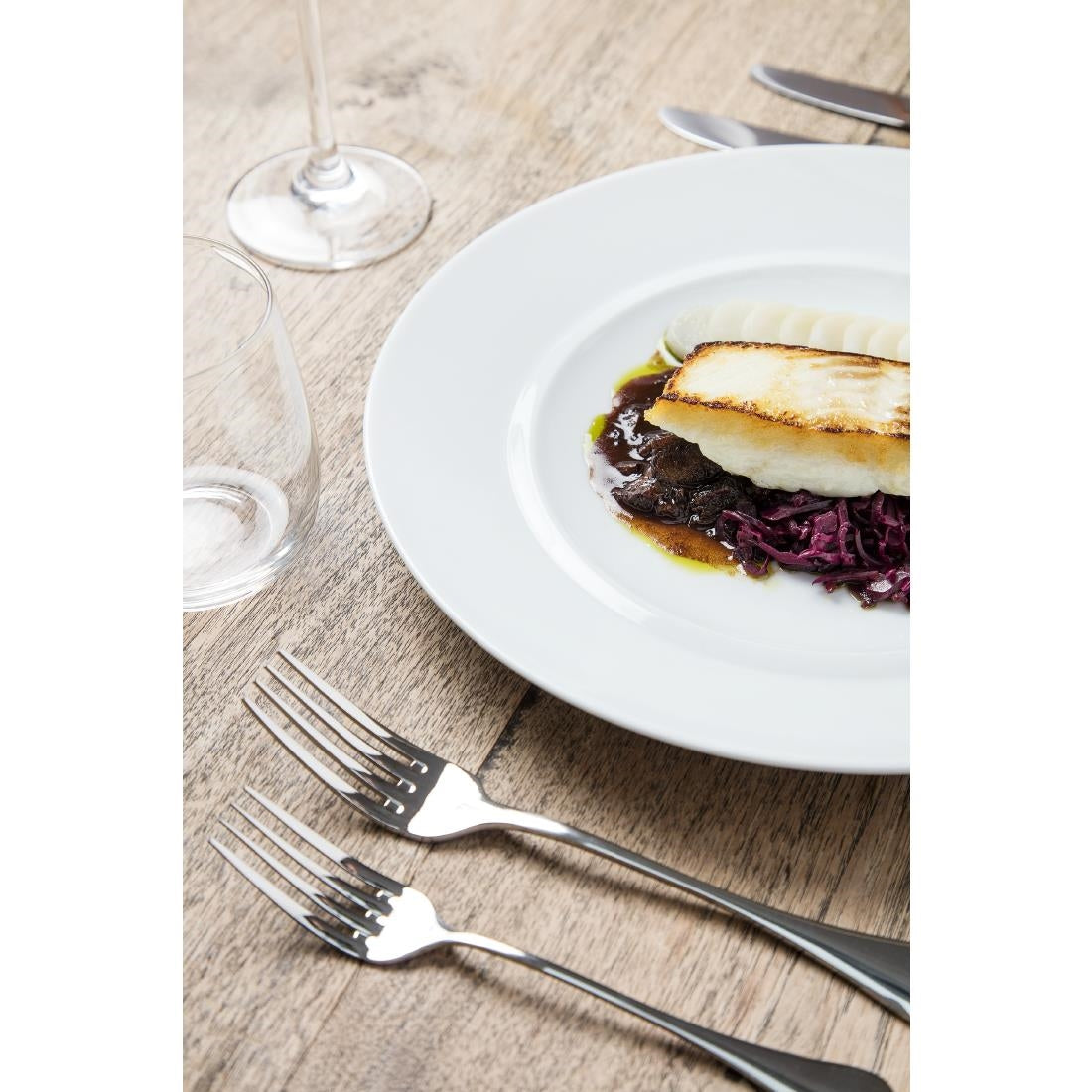 CG057 Royal Porcelain Classic White Pasta Plates 260mm (Pack of 12)