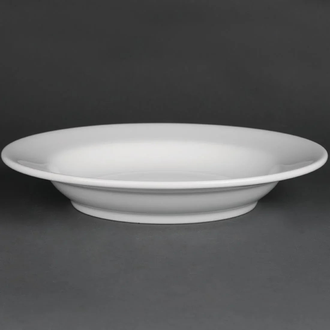 CG062 Royal Porcelain Classic White Soup Plates 235mm (Pack of 12) - JD Catering Equipment Solutions Ltd