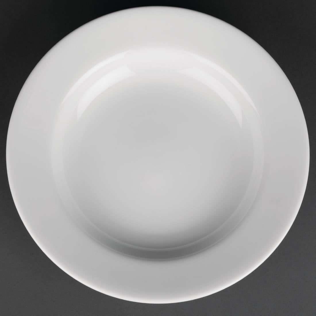 CG062 Royal Porcelain Classic White Soup Plates 235mm (Pack of 12)