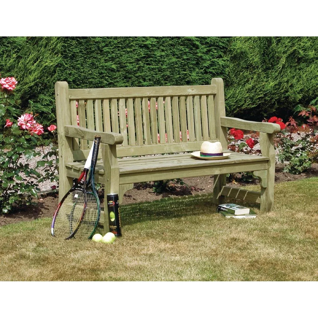 CG093 Softwood Garden Bench CG093 - JD Catering Equipment Solutions Ltd