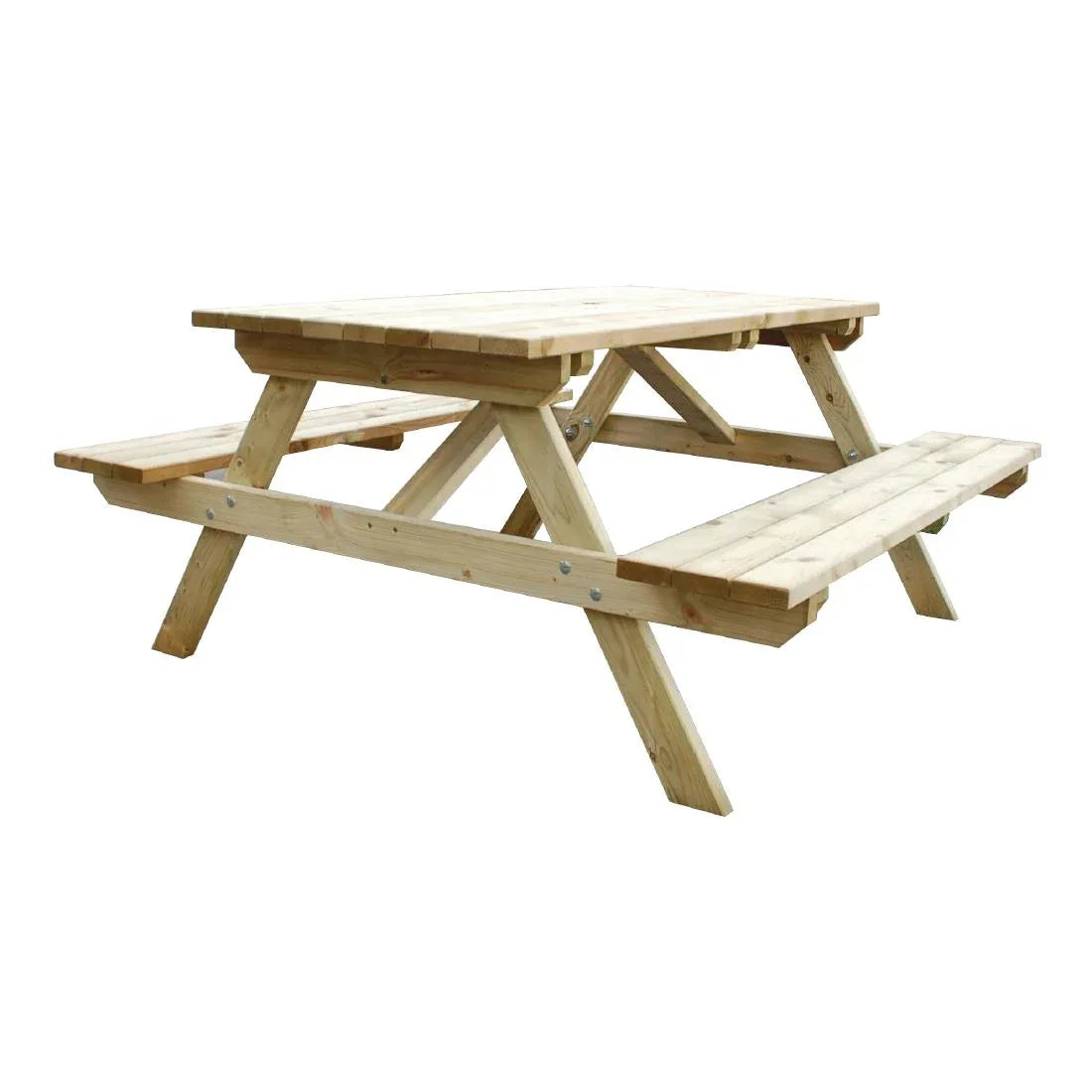 CG095 Rowlinson Wooden Picnic Bench 5ft 1500mm - JD Catering Equipment Solutions Ltd