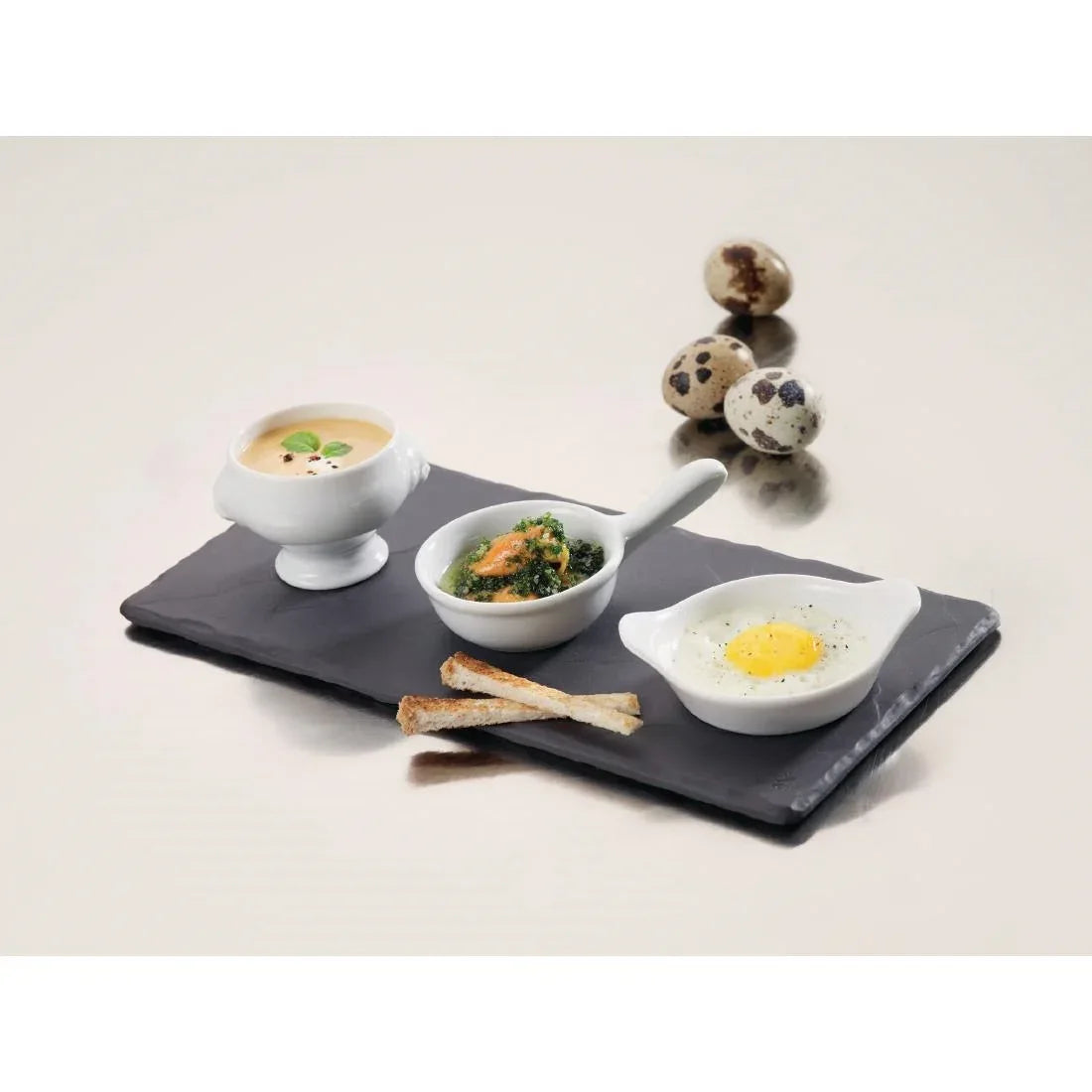 CG369 Revol Miniature Lion Head Appetiser Bowls 55mm (Pack of 6) - JD Catering Equipment Solutions Ltd
