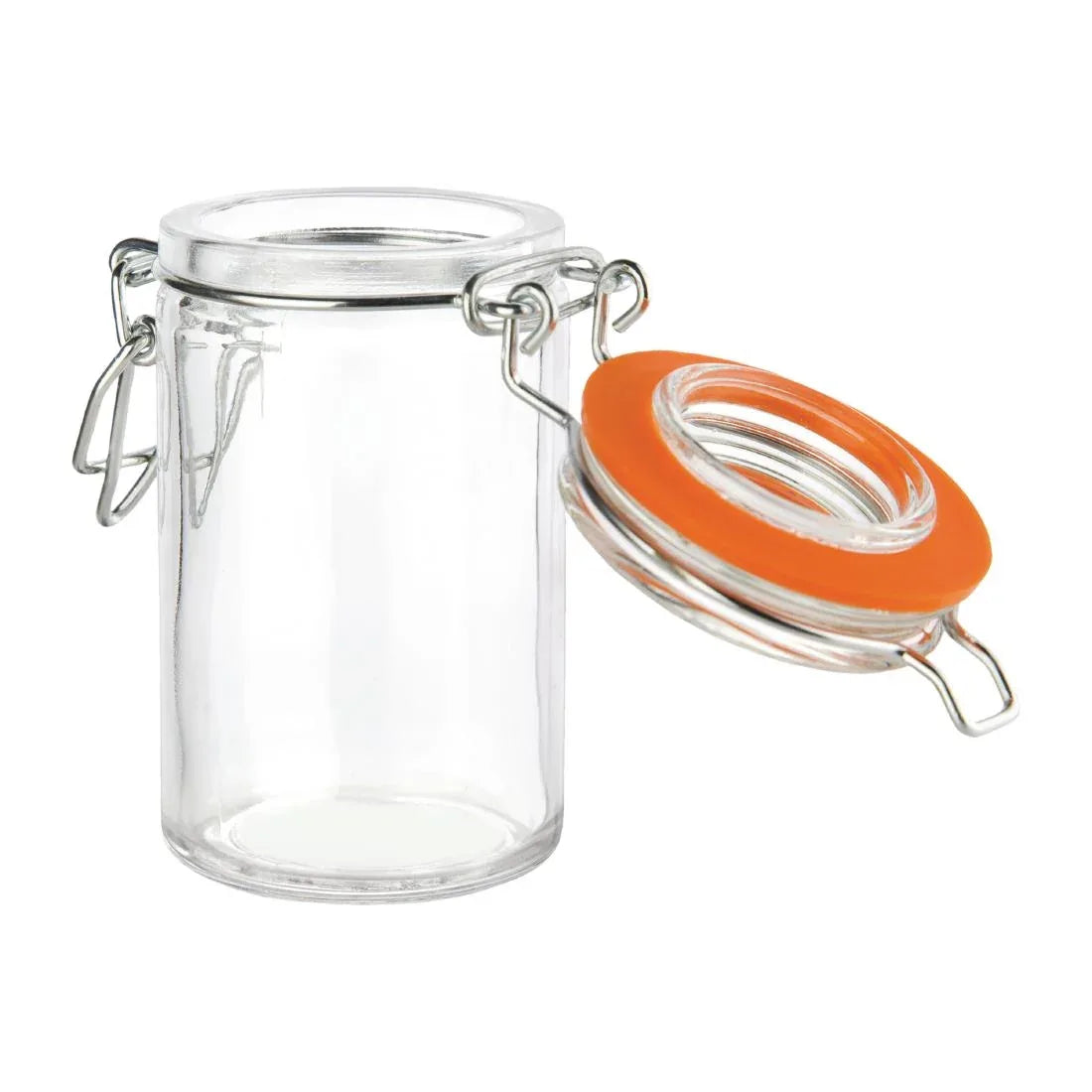 CG399 Vogue Mini Glass Terrine Jar 70ml (Pack of 12) - JD Catering Equipment Solutions Ltd