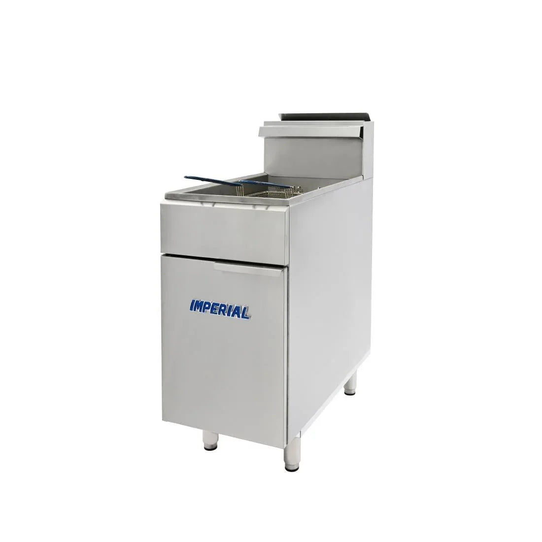 CH864-N Imperial Single Tank Twin Basket Freestanding Natural Gas Fryer IFS-40-OP