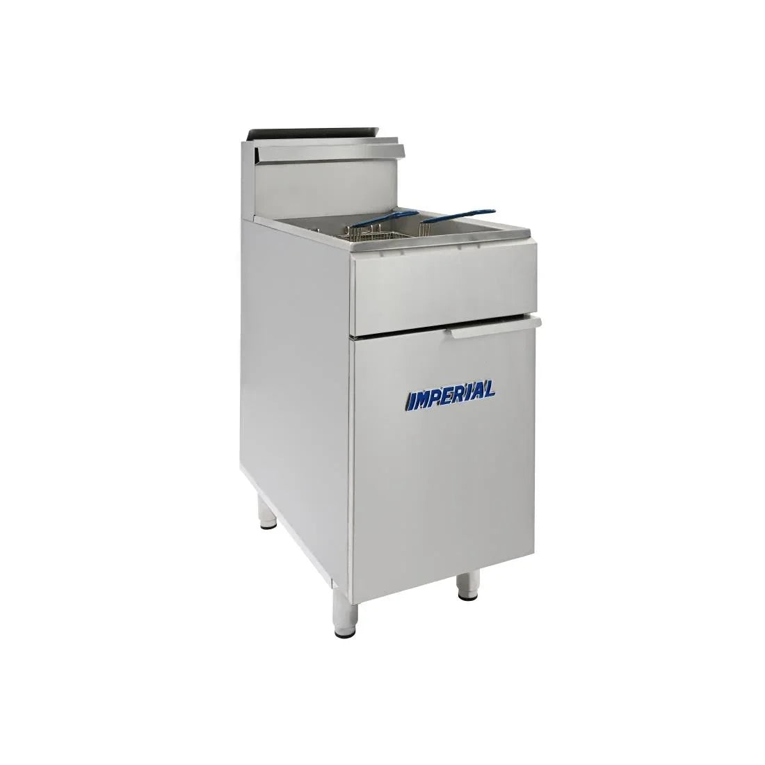 CH864-N Imperial Single Tank Twin Basket Freestanding Natural Gas Fryer IFS-40-OP