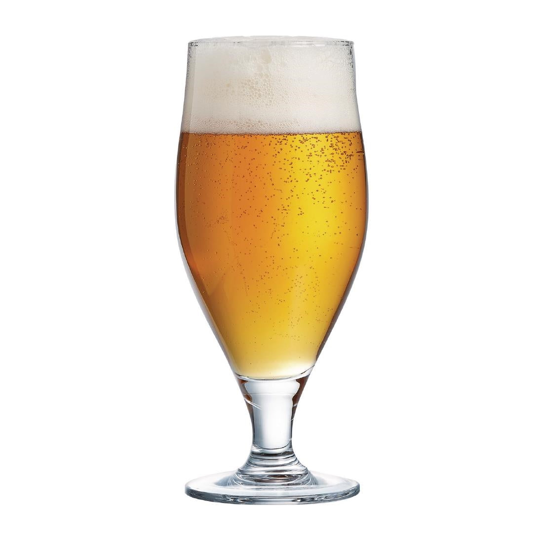 Arcoroc Cervoise Stem Beer Glasses 380ml LUKCA-NI 1/2 Pint (24 Pack)