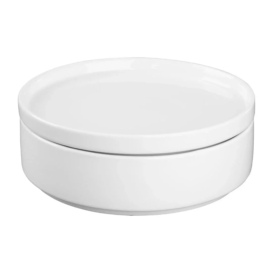 CK070 Olympia Whiteware Flat Walled Bowl - 152mm 6" (Box of 6) - JD Catering Equipment Solutions Ltd