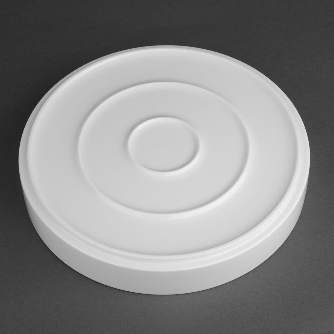 CK072 Olympia Whiteware Flat Walled Bowl - 270mm 10 2/3" (Box of 4)