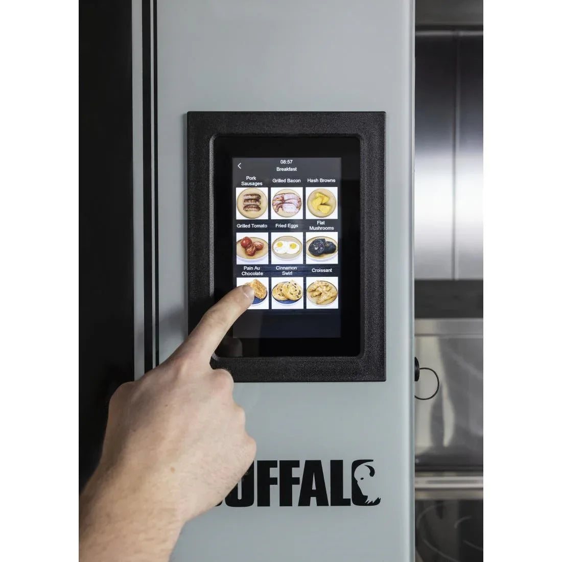 SA770 Buffalo Freestanding Smart Touchscreen Combi Oven 7 x GN 1/1 with Installation Kit