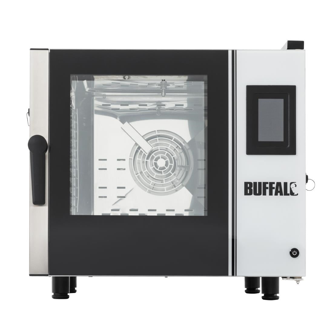 SA772 Buffalo Freestanding Smart Touchscreen Compact Combi Oven  6 x GN 1/1 with Installation Kit