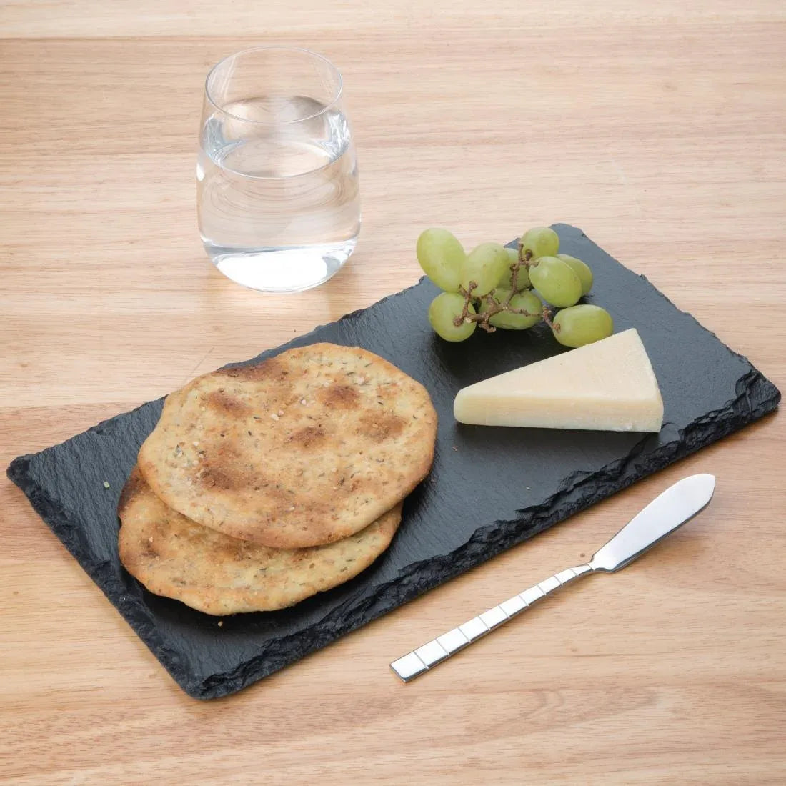 CK407 Olympia Natural Slate Boards GN 1/4 (Pack of 2) - JD Catering Equipment Solutions Ltd