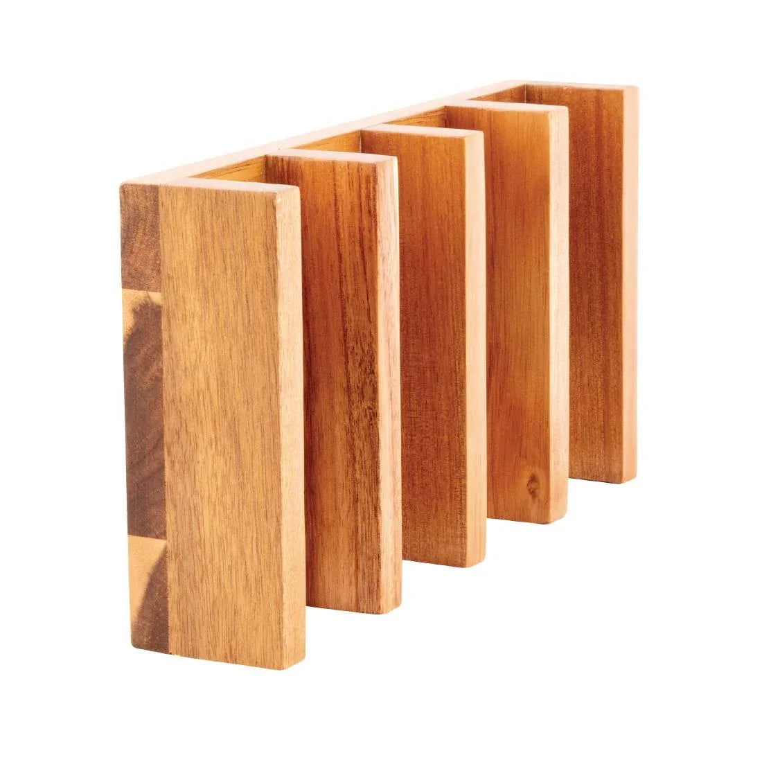 CK970 Olympia Acacia Wood Taco Stand - JD Catering Equipment Solutions Ltd