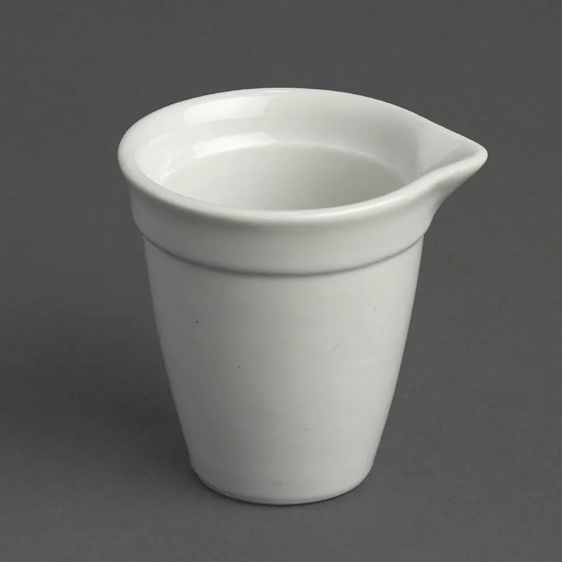 CL114 Olympia Bistro Milk Jug White 42ml (Pack of 12) - JD Catering Equipment Solutions Ltd