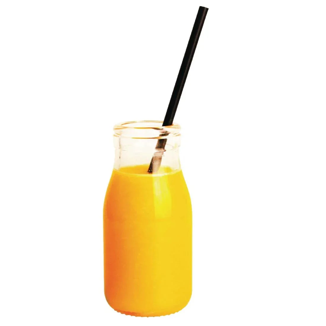 CL141 Olympia Glass Milk Bottle 200ml (Pack of 12) - JD Catering Equipment Solutions Ltd