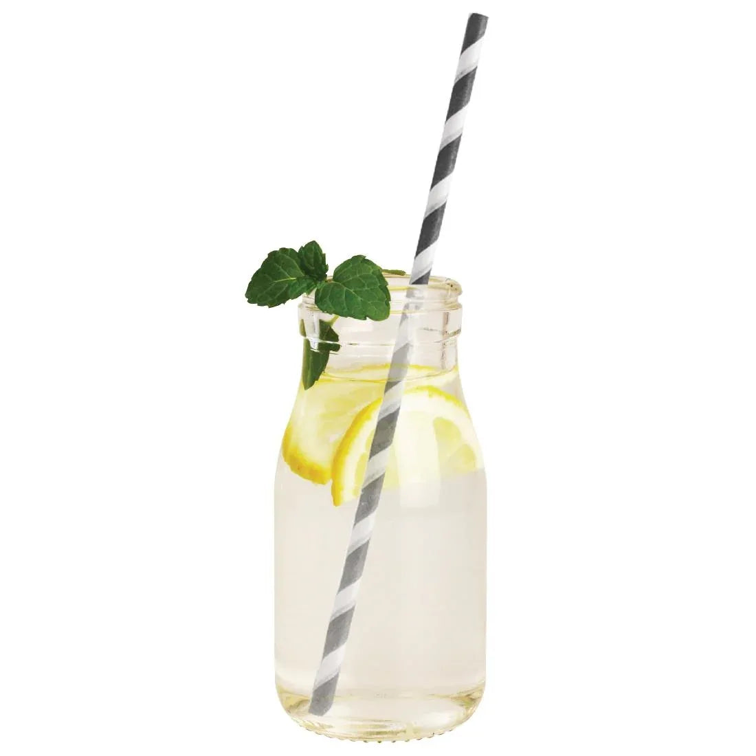 CL141 Olympia Glass Milk Bottle 200ml (Pack of 12) - JD Catering Equipment Solutions Ltd