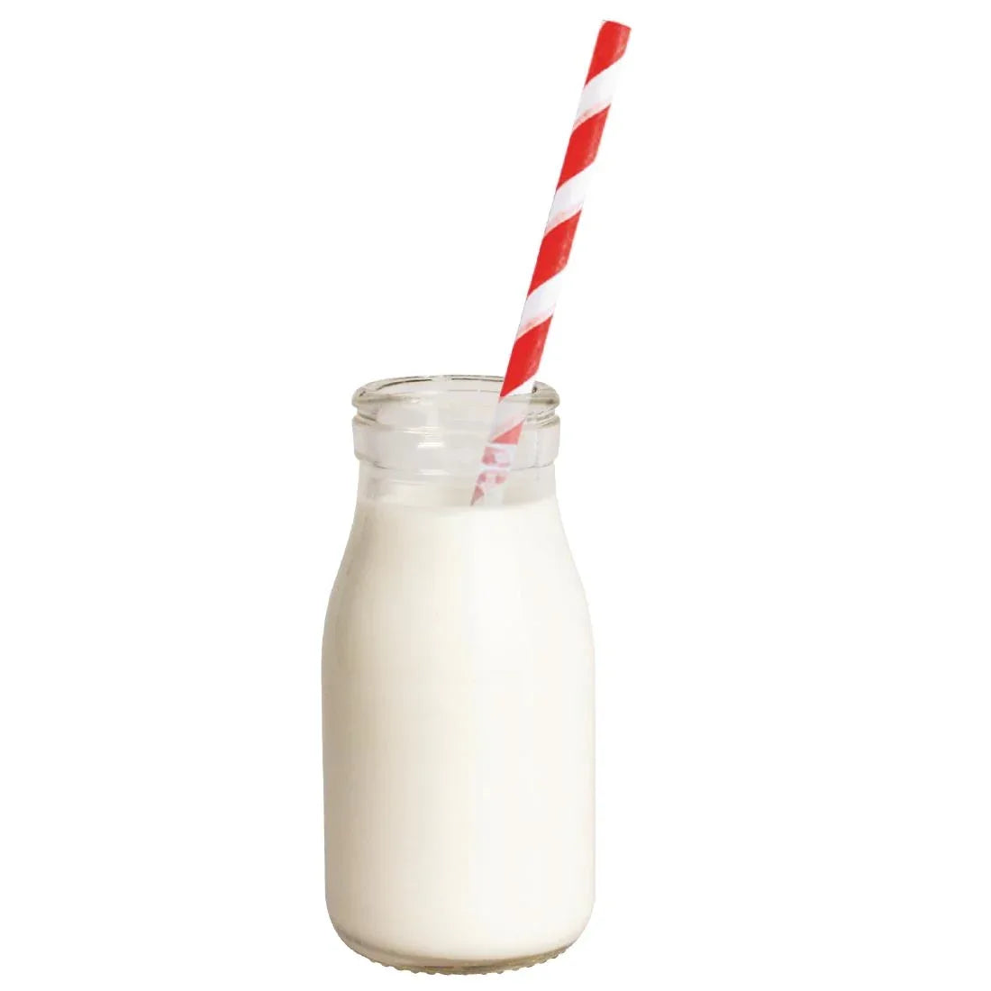 CL141 Olympia Glass Milk Bottle 200ml (Pack of 12) - JD Catering Equipment Solutions Ltd