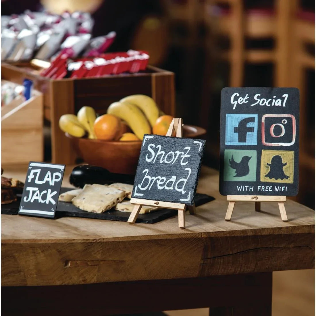 CL309 Olympia Round Edged Chalkboard A5 - JD Catering Equipment Solutions Ltd