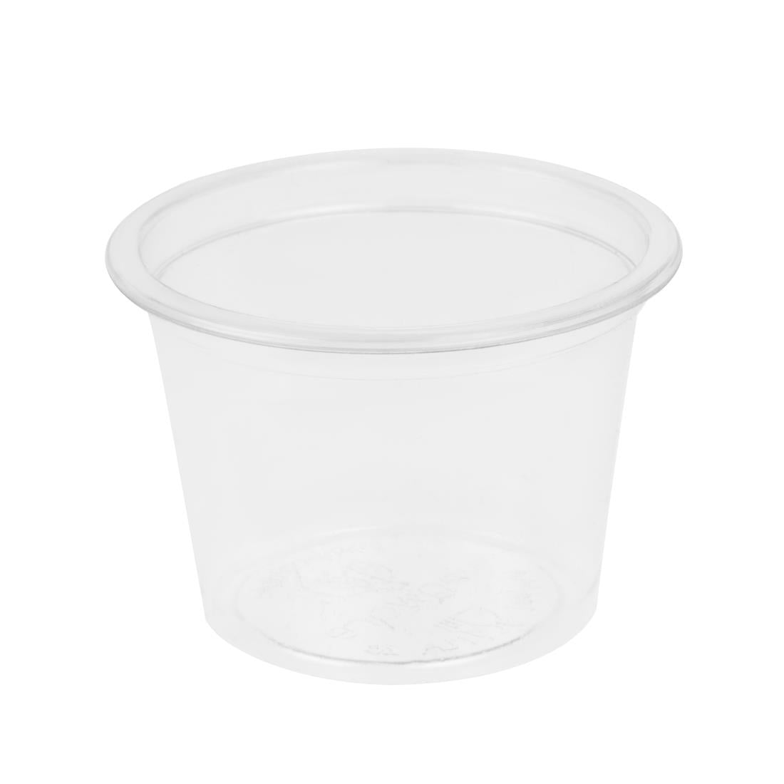 CL681 Vegware Compostable Cold Portion Pots 28ml / 1oz (Pack of 5000)