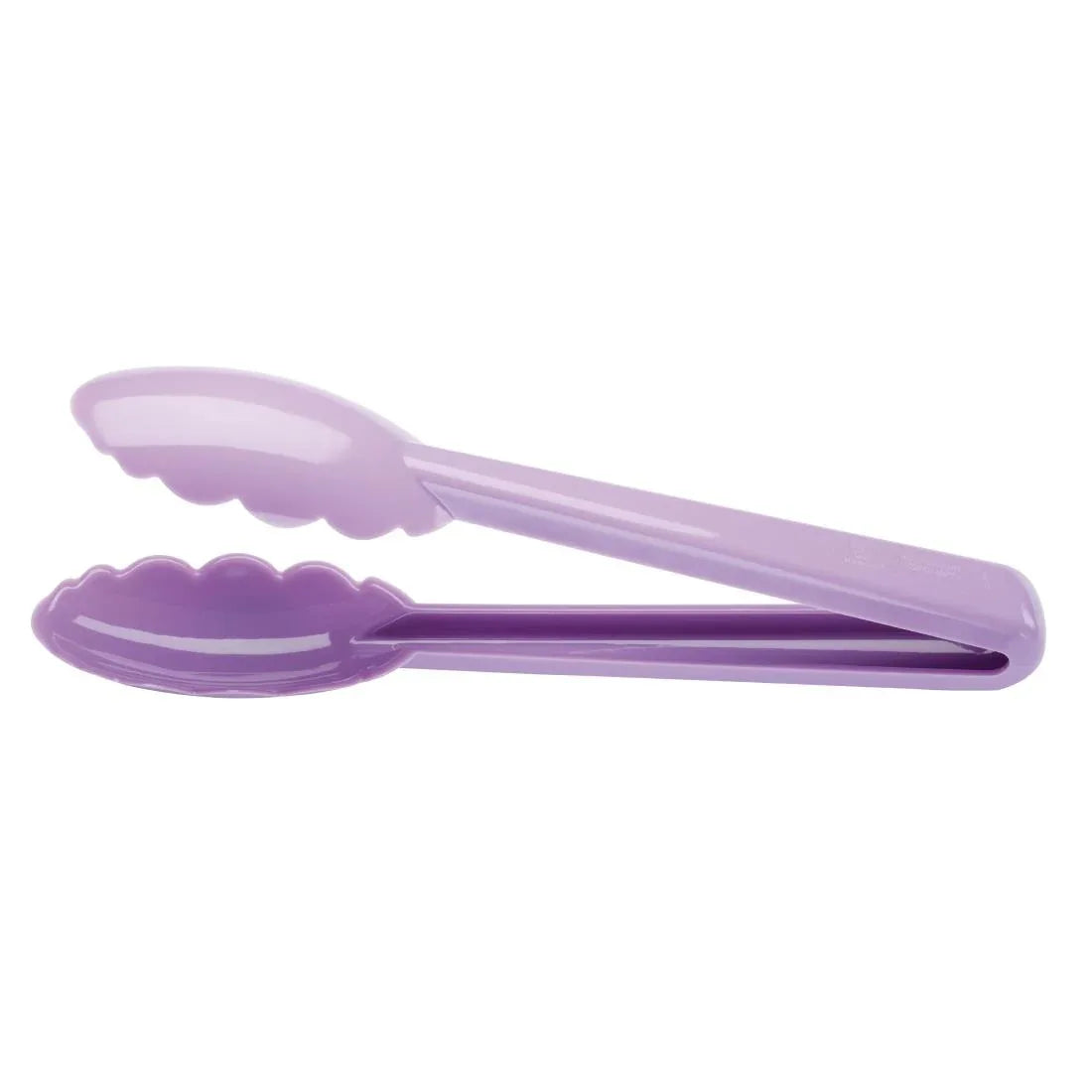 CL697 Mercer Culinary Utility Tongs Allergen Purple 9.5" - JD Catering Equipment Solutions Ltd