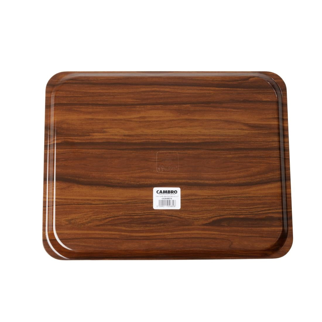 FB841 Cambro Tray Capri Rectangle Walnut - 27x38cm