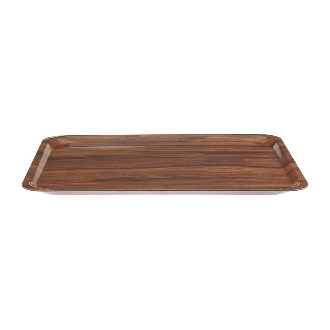 Cambro Capri Melamine Rectangular Trays Walnut 360x460mm (24 Pack)