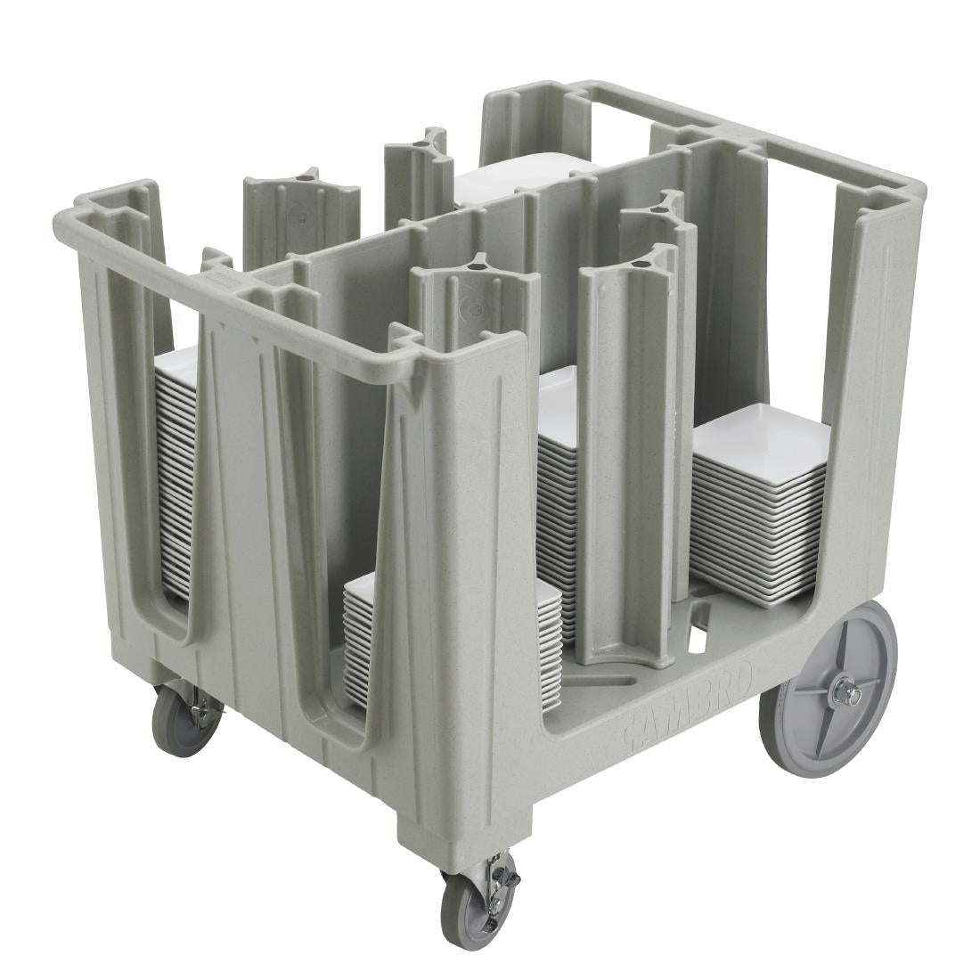CL723 Cambro Adjustable Dish Caddy with 6 Dividers