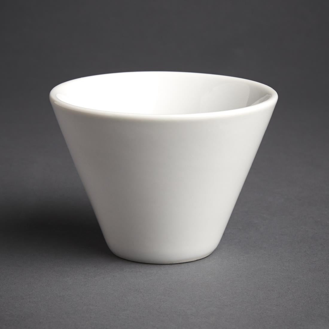 CM165 Olympia Conical Ramekin White 110mm (Pack of 6)