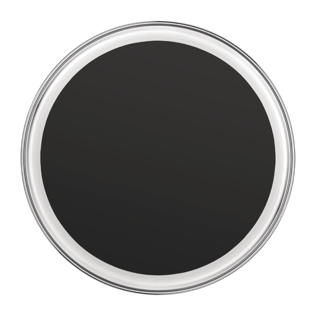 CM438 Olympia Stainless Steel Round Non-Slip Bar Tray 355mm