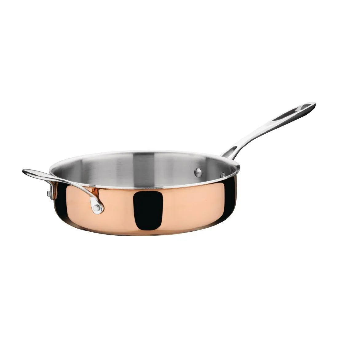 CM676 Vogue Tri Wall Copper Saute Pan 240mm CM676 - JD Catering Equipment Solutions Ltd