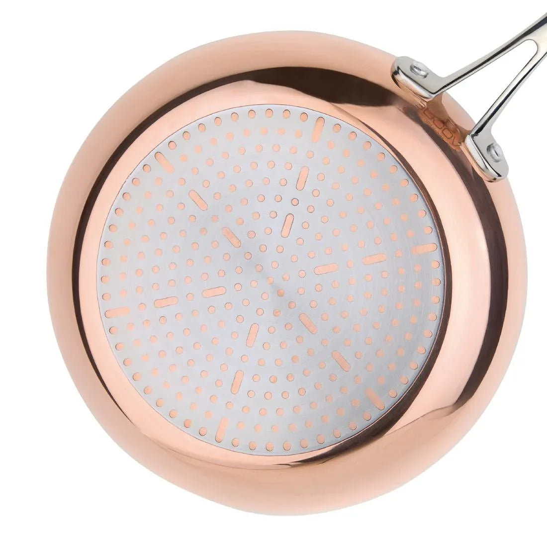 CM678 Vogue Tri Wall Copper Frying Pan 200mm - JD Catering Equipment Solutions Ltd