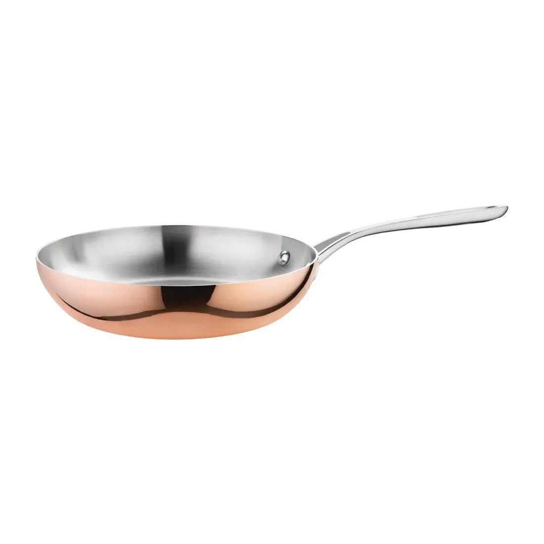 CM679 Vogue Tri Wall Copper Frying Pan 240mm - JD Catering Equipment Solutions Ltd