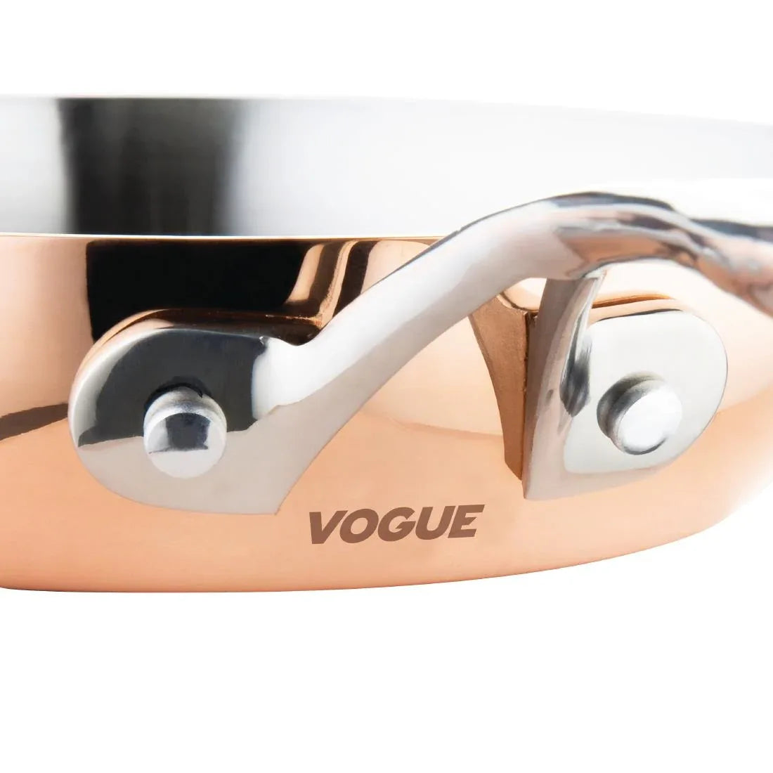 CM679 Vogue Tri Wall Copper Frying Pan 240mm - JD Catering Equipment Solutions Ltd