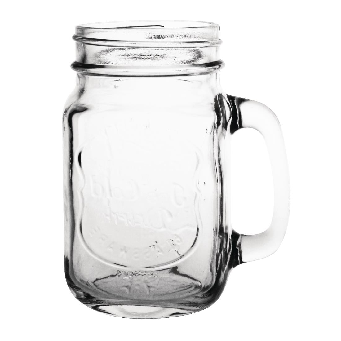CM698 Olympia Handled Mason Jar 450ml (Pack of 12)