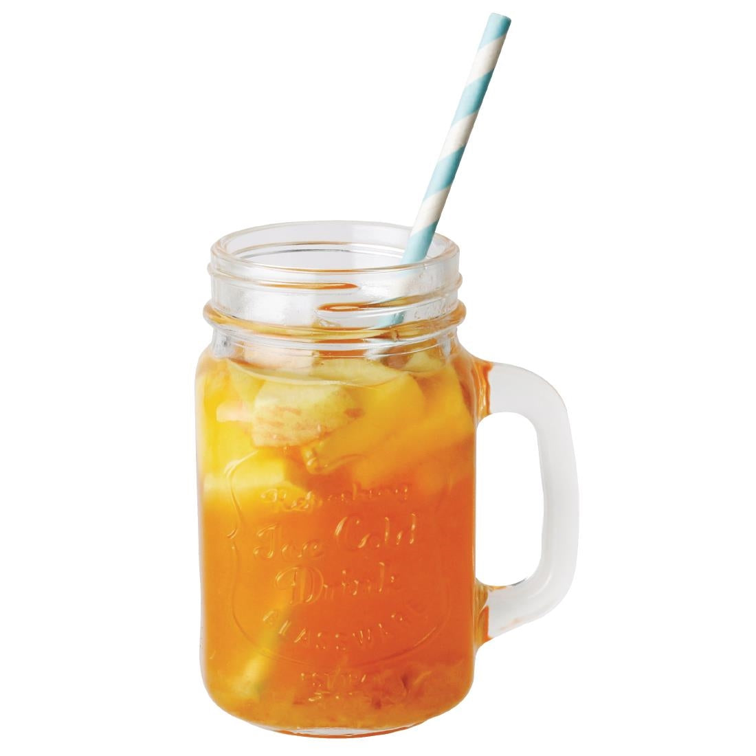 CM698 Olympia Handled Mason Jar 450ml (Pack of 12)