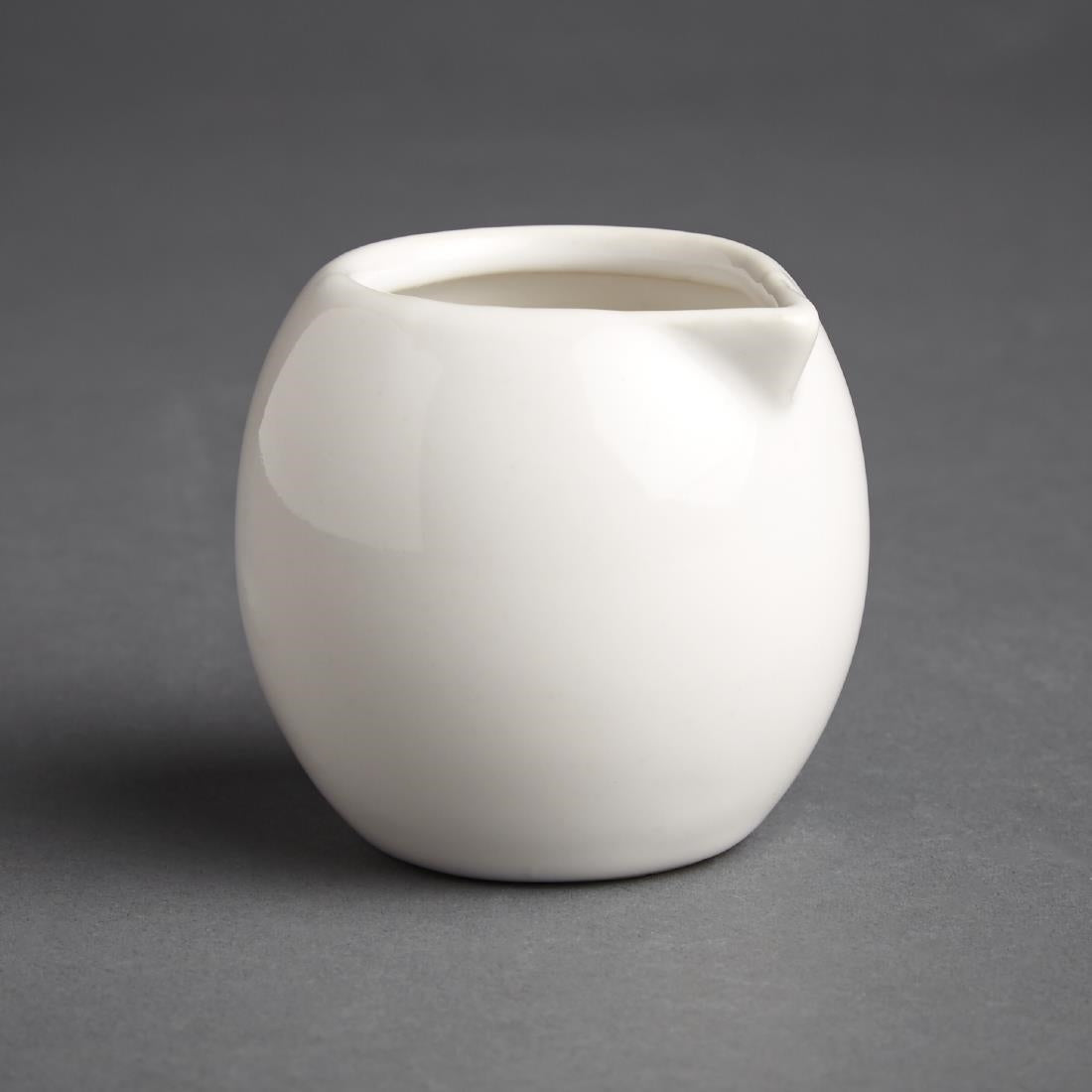 CM754 Olympia Cafe Milk Jug White 70ml (Pack of 6)