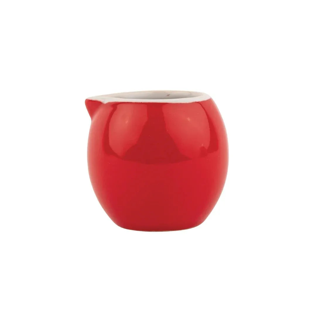 CM755 Olympia Cafe Milk Jug Red 70ml (Pack of 6) - JD Catering Equipment Solutions Ltd