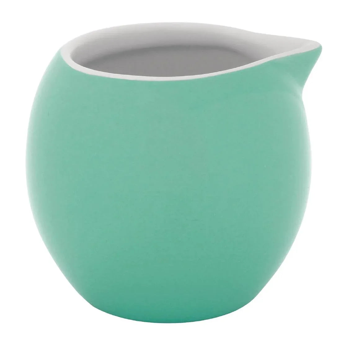 CM756 Olympia Cafe Milk Jug Aqua 70ml (Pack of 6) - JD Catering Equipment Solutions Ltd