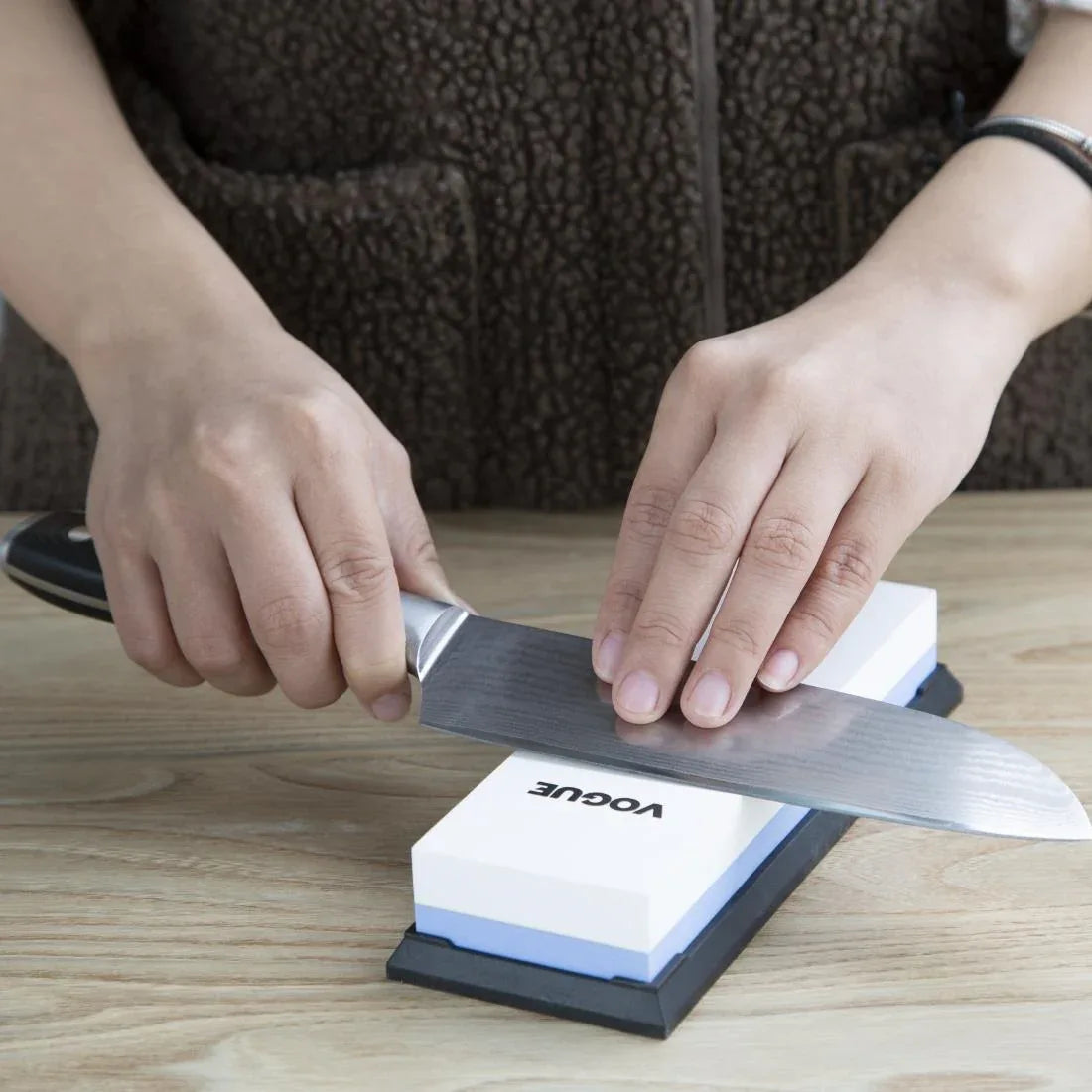 CN277 Vogue Dual Grit Whetstone - JD Catering Equipment Solutions Ltd