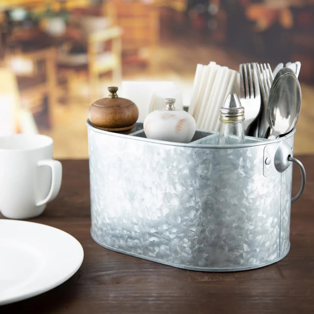 CN520 Olympia Galvanised Steel Table Tidy - JD Catering Equipment Solutions Ltd