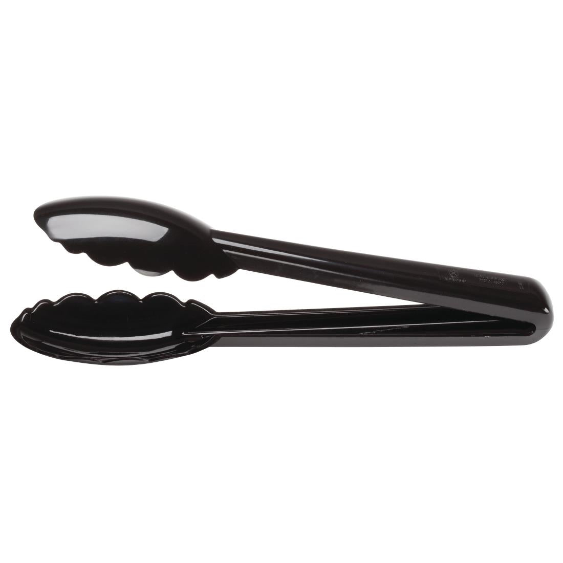 CN634 Mercer Culinary Hells Tools Tongs Black 9.5"