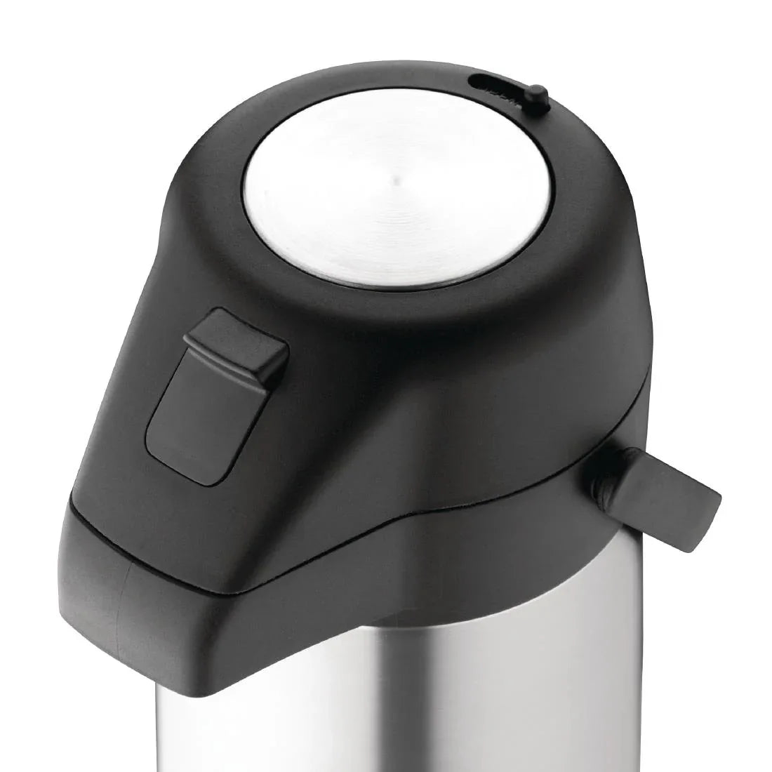 CN641 Olympia Stainless Steel Topped Pump Action Airpot 3Ltr - JD Catering Equipment Solutions Ltd