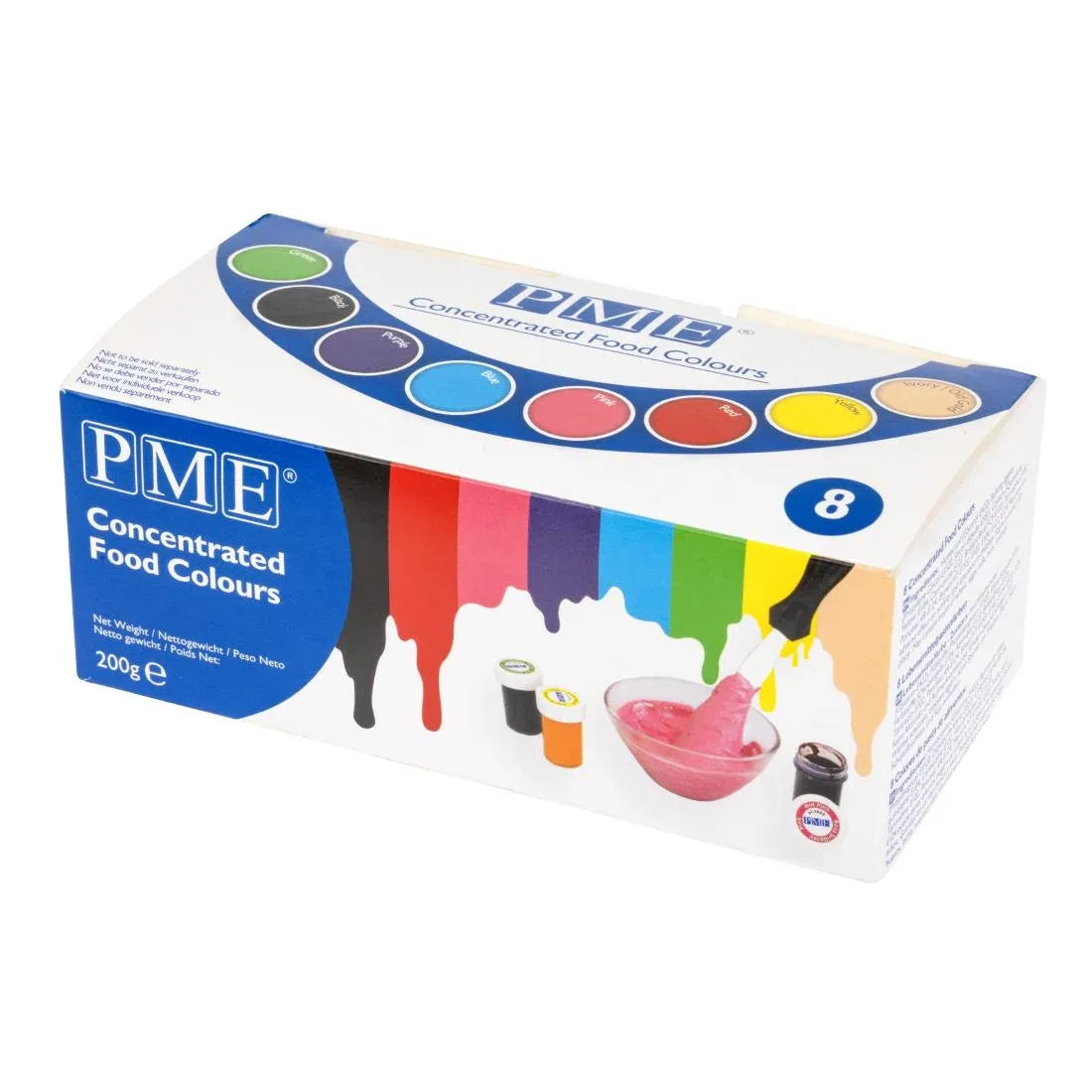 CN884 PME Paste Colours Set (Pack of 8) - JD Catering Equipment Solutions Ltd