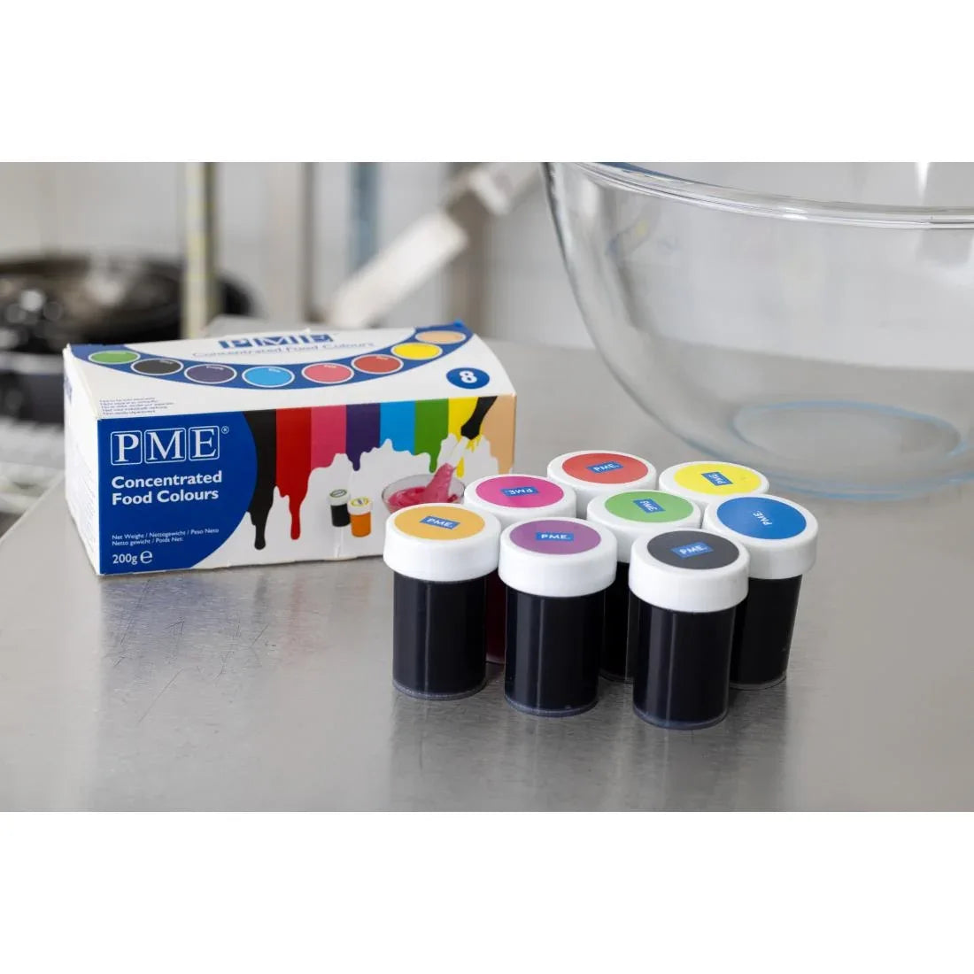 CN884 PME Paste Colours Set (Pack of 8) - JD Catering Equipment Solutions Ltd