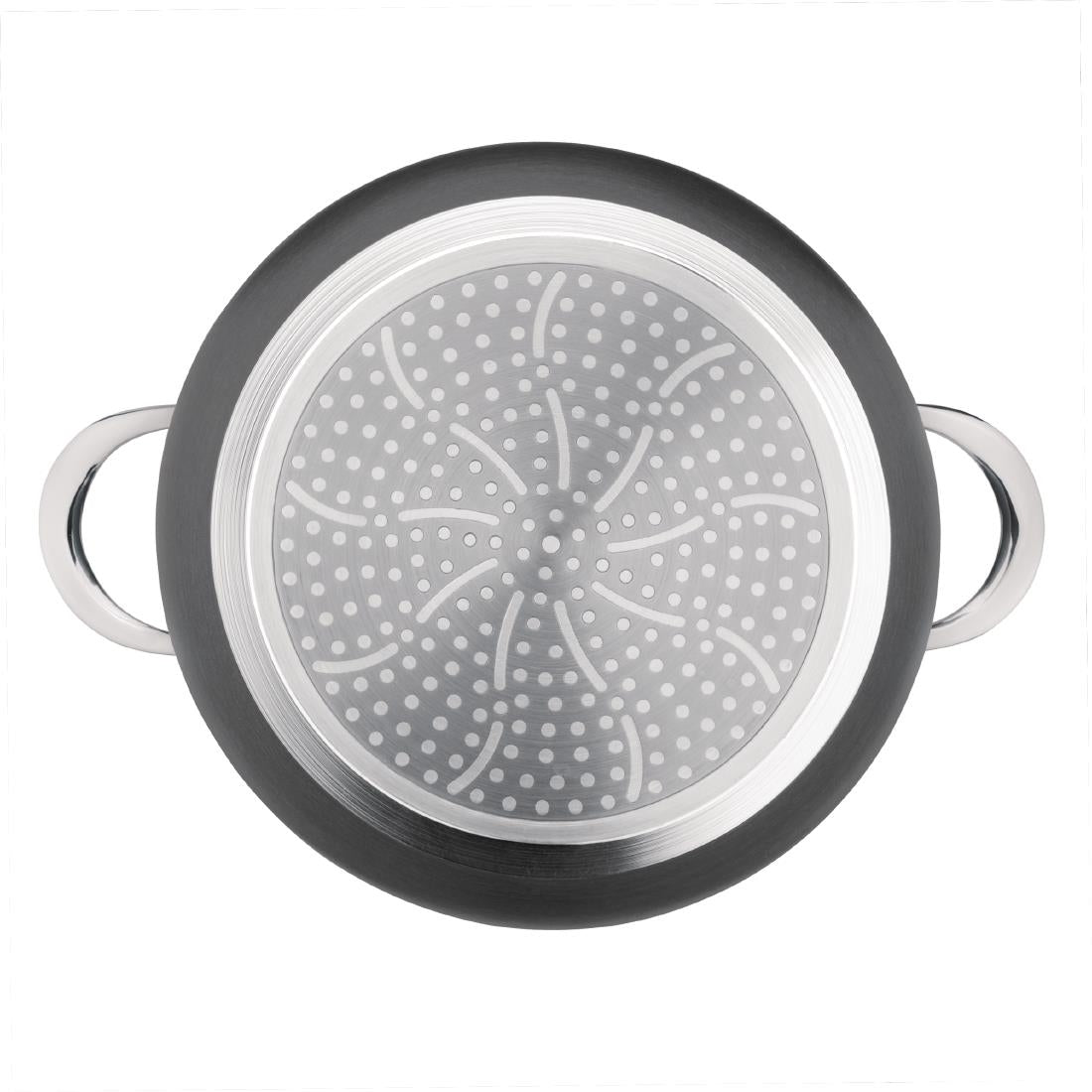 CN950 Vogue Anodised Aluminium Non Stick Casserole Pan 240mm