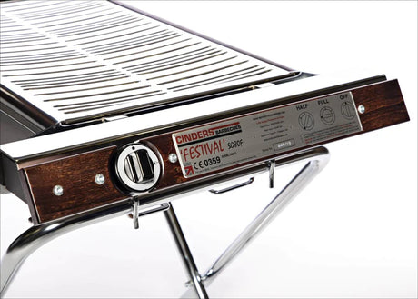 Cinders FESTIVAL SG80F Propane Gas BBQ Fitted With Flame Failure Technology