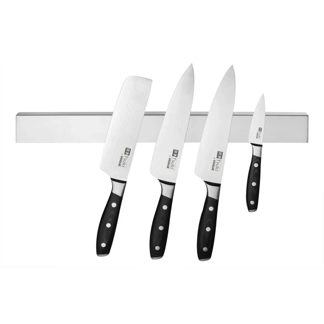 CP118 Vogue Stainless Steel Magnetic Knife Rack 450mm - JD Catering Equipment Solutions Ltd