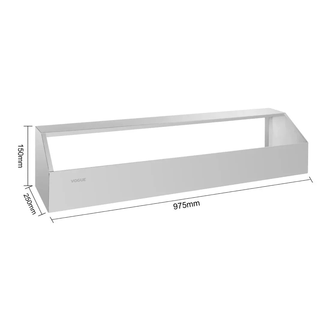 CP542 Vogue Stainless Steel Gastronorm Pan Rack Long - JD Catering Equipment Solutions Ltd
